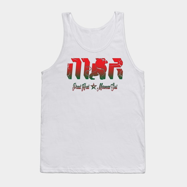 Proud Morocco Flag Gift Moroccan Lovers For Men's Women's Tank Top by Mirak-store 